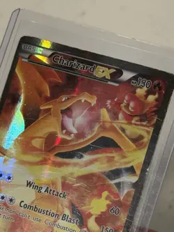 Pokemon Charizard EX & M Blastoise EX Holo XY121 + 102/108 (2 Cards) DAMAGED - Image 4