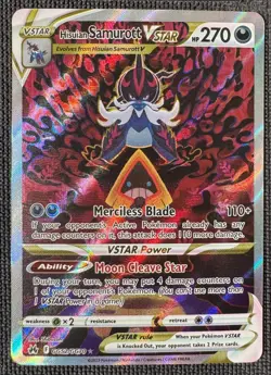 HISUIAN SAMUROTT VSTAR GG52/GG70 HOLO CROWN ZENITH GALARIAN GALLERY POKEMON NM - Image 1