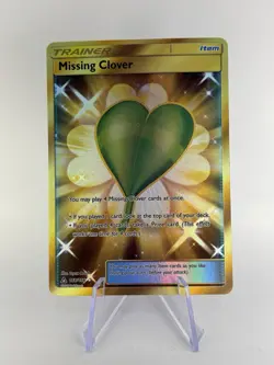 Pokemon - Missing Clover 168/156 - Ultra Prism Secret Rare Near Mint - Image 1