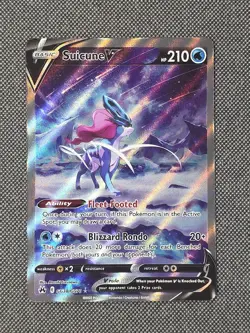Pokemon TCG Suicune V - GG38/GG70 Crown Zenith Gallery - NM - Image 1
