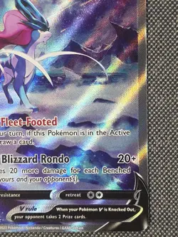 Pokemon TCG Suicune V - GG38/GG70 Crown Zenith Gallery - NM - Image 4