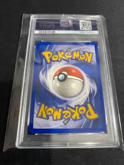 1999 Pluspower #84 Base Set Original Pokemon Trainer Card PSA 5 - Image 2