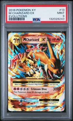 M Charizard EX 13/108 Pokemon Mega XY Evolutions #13 MINT PSA 9 - Image 1