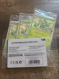 Pokemon Perfect Order STAFF PreRelease Promos - SEALED SET OF 4 NM - IN HAND - Image 3