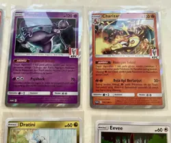 Pokemon KFC Promos Lot Of 6 Pikachu Charizard Mewtwo Eevee Indonesia 2020 - Image 3