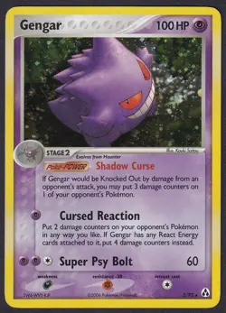 Pokemon Gengar 5/92 Holo EX Legend Maker - Image 1