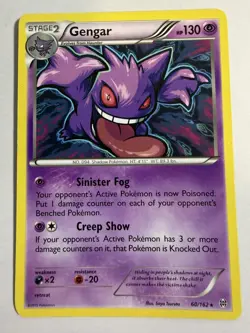Pokemon TCG Gengar Breakthrough 60/162 Regular Exclusive LP - Image 1