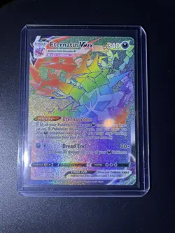 Pokemon TCG: Eternatus VMAX 192/189: Darkness Ablaze Secret Rainbow Rare -Mint - Image 1