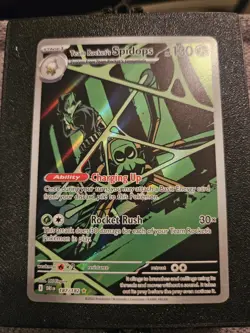 Team Rocket's Spidops 187/182 Illustration IR Pokemon Destined Rivals Holo MINT - Image 1