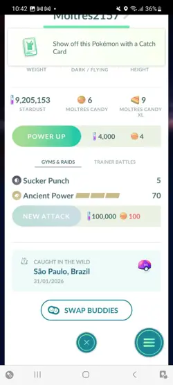 Pokemon Go Shiny Galerian Moltres - Image 2