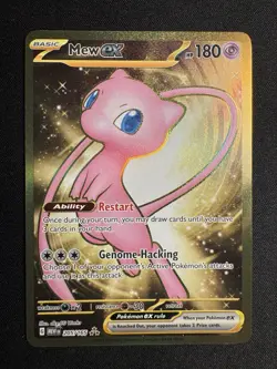 Pokemon Scarlet & Violet 151 Mew EX Full Art Hyper Rare #205/165 Holo NM - Image 1