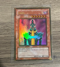 3 Jinzo Yugioh Cards YAP1-EN007 Ultra Rare LE & Secret BPT-011 & Gold GLD1 LP - Image 4