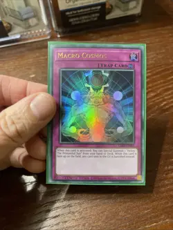 Yu-Gi-Oh! Macro Cosmos LART-EN065 Limited Ultra Rare Lost Art Promo - Image 1
