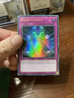 Yu-Gi-Oh! Macro Cosmos LART-EN065 Limited Ultra Rare Lost Art Promo - Image 2