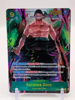 Roronoa Zoro (Alternate Art) OP06-118 Wings of the Captain Foil - Image 1