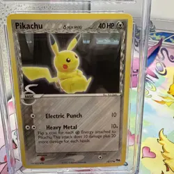 Pikachu Pop Series 5 Non Holo 13/17 Promo Common Pokemon Card 2007 CGC 9.5 - Image 3