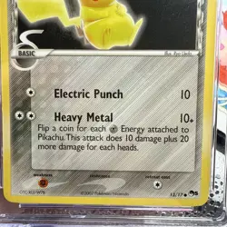 Pikachu Pop Series 5 Non Holo 13/17 Promo Common Pokemon Card 2007 CGC 9.5 - Image 5