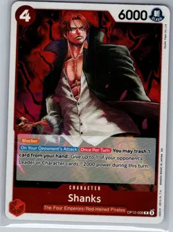 Shanks (008) OP12-008 English Legacy of the Master - One Piece Card - NM - Image 1