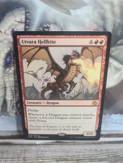 MTG English Utvara Hellkite LP Normal Ravnica Allegiance: Guild Kits - Image 1
