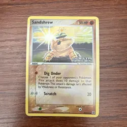 Sandshrew 82/113 & Holon Research 95/113 - Pokemon TCG Card EX Delta Species - Image 5
