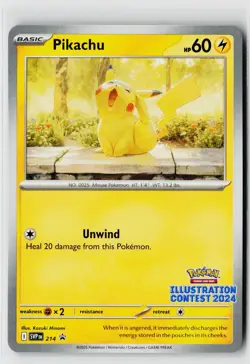 Pokemon SV: Scarlet & Violet Promo Cards #214 Pikachu - Image 1