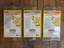 Legendary Birds Black Star Promo Set Sealed 21,22,23 & Machamp Topps Card - Image 1