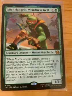 MTG Michelangelo, Weirdness to 11 0121 Teenage Mutant Ninja Turtles M/NM - Image 1