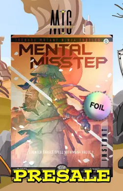 Mental Misstep PRESALE ✨ Borderless FOIL ✨ MTG TMNT Secret Lair NM 2373 Turtles - Image 1