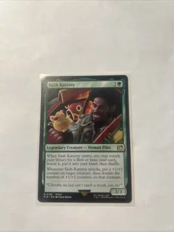 SAZH KATZROY mtg NM-M Final Fantasy 1 Rare - Image 1