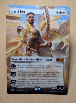 Basri Ket - Plansewalker- Borderless - Core Set 2021 - Image 1