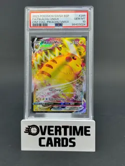2023 Pokemon SWSH286 BSP Pikachu VMAX Black Star Promo PSA 10 GEM MINT! - Image 1