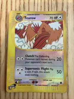 Pokemon TCG Fearow Expedition Base Set 45/165 Reverse Holo Rare Moderate To HP - Image 1
