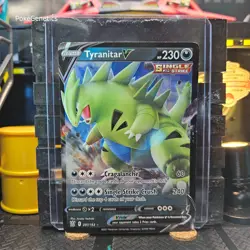 Tyranitar V Battle Styles Ultra Rare Pokemon TCG 097/163 Sword & Shield SWSH05 - Image 1