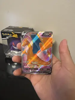 Pokemon Champions Path Charizard V SWSH050 Promo Full Art NM - Image 3
