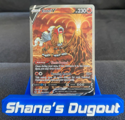 2023 Pokemon Entei V Holo Ultra Rare Crown Zenith Galarian Gallery GG36/GG70 - Image 1