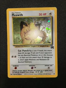 Pokemon Card - Meowth #10 Black Star Promo Holo - Image 3