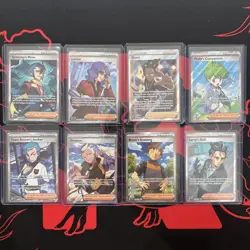 Pokemon Full Art Trainer Lot Of 8 Cards N/M - Image 1