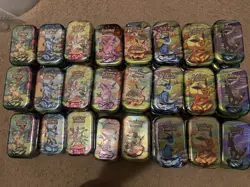 Pokemon TCG Mini Tin *EMPTY* Multiple Available - Image 1