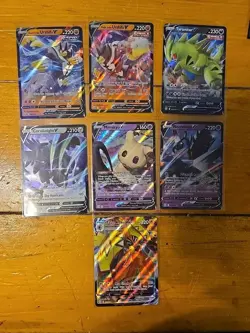 Pokemon Battle Styles Card Lot 6 V And 1 Vmax - Image 1