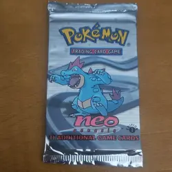 Pokemon TCG Neo Genesis 1st Edition Sealed Booster Packs Set of 3 - Image 2