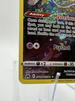 Mew GG10/GG70 Pokemon Crown Zenith Galarian Gallery LP - Image 5