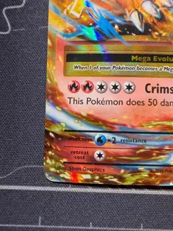 Pokemon TCG Mega M Charizard EX 13/108 Evolutions 2016 Holo Ultra Rare MP - Image 4