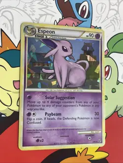 ESPEON - HGSS Undaunted, Cracked Ice Holo, 2/90⍣ (Pokemon TCG) LP+ - Image 1