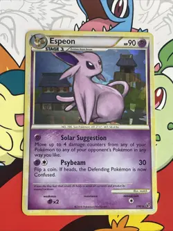 ESPEON - HGSS Undaunted, Cracked Ice Holo, 2/90⍣ (Pokemon TCG) LP+ - Image 2