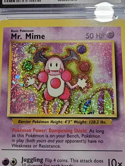 2023 Pokemon Classic Game Mr Mime 013/034 Blastoise Suicune ex Deck Holo CGC 10 - Image 3