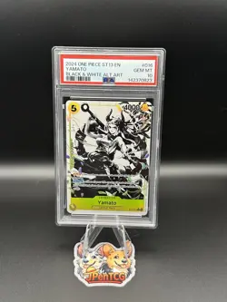 One Piece GRADED 2024 Yamato ST13 Black & White AA PSA 10 English - Image 1