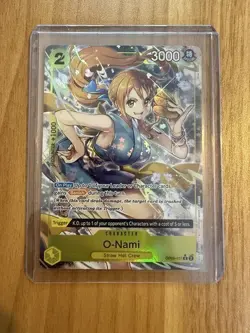 One Piece O-Nami OP06-101 Alt Art Wings of the Captain - Near Mint - Image 1