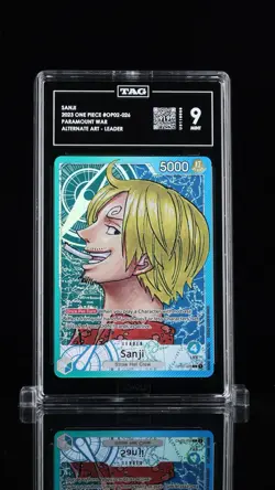 2023 One Piece OP02-026 Paramount War Sanji Alternate Art Leader - Image 1