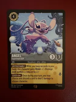 Disney Lorcana: WINTERSPELL – Angel - Experiment 624 #191/204 Legendary Steel NM - Image 1