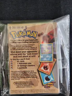 Pokemon Trading Card Game / TCG Lockdown Theme Deck 1999 New / Sealed 742818060776 - Image 2